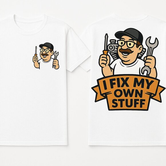 Handmade Other - I Fix My Own Stuff Old School Funny Logo Dad Shirt Retro Tinkerer Classic Style
